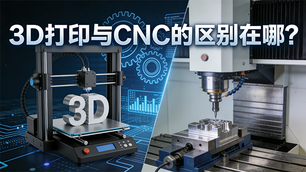 3D打印與CNC的區別在哪？